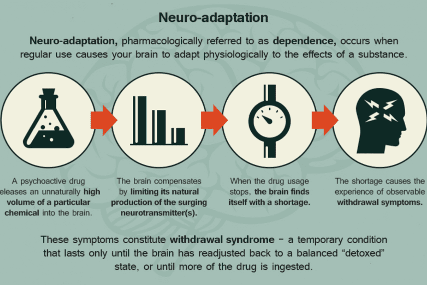 Neuroadaptation Leading to Withdrawal