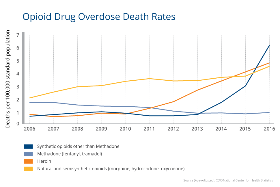 Opioid Drug Overdose Death Rates