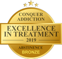 Conquer Addiction's 2019 Excellence in Treatment Bronze Winner